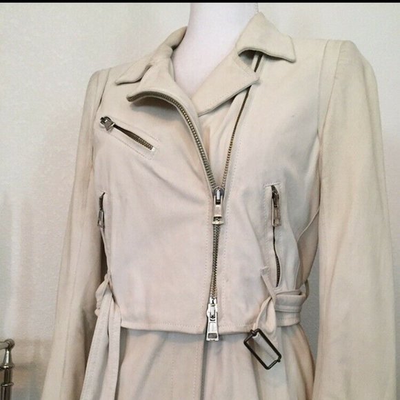 Ann Demeulemeester Leather Duster Trench Coat belt - Picture 3 of 12